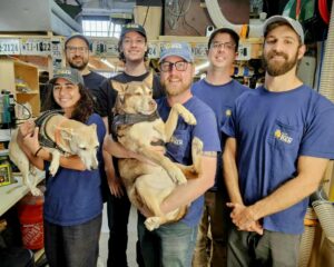All 6 with dogs